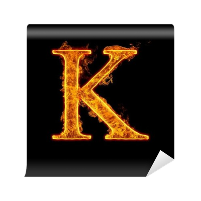 fotomurales-fuego-alfabeto-letra-k