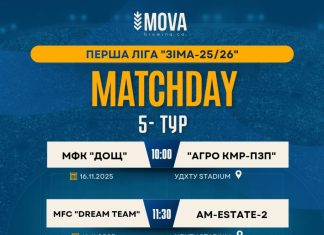 Анонс 5-го туру MOVA Чемпіонату області з футзалу, Перша ліга